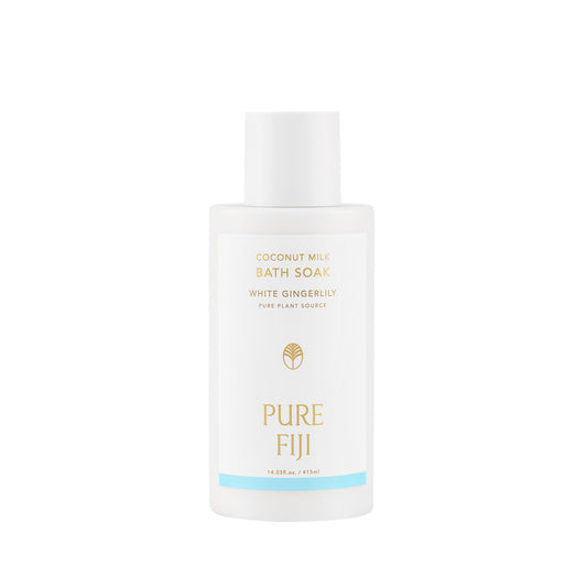 Pure Fiji Milk Bath Soak White Gingerlily 415ml